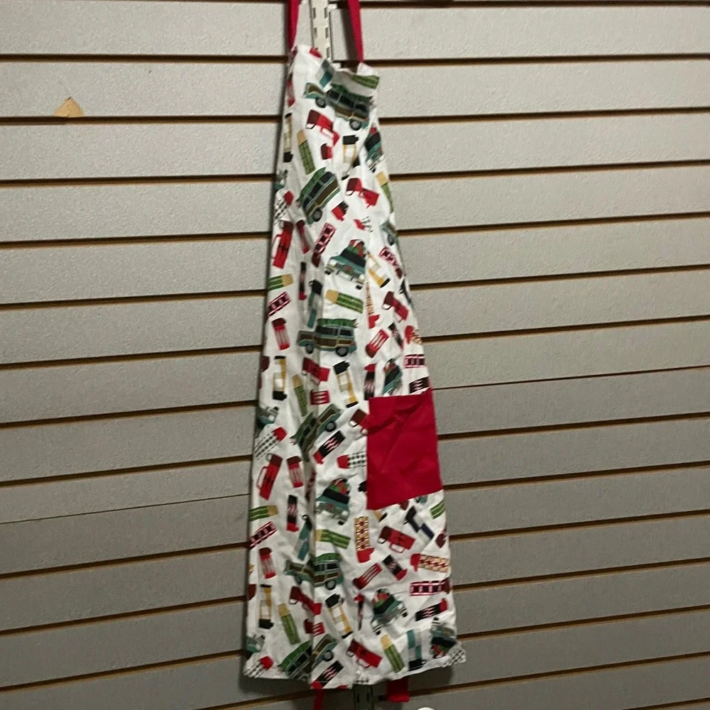 Novelty Christmas Apron Woodie Cars‎ Coffee Mugs Holiday Kitchen Cooking Baking